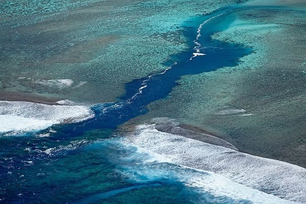 Channel in the reef-Avaavaroa Tapere-by Turoa Beach-Rarotonga-Cook Islands-South Pacific